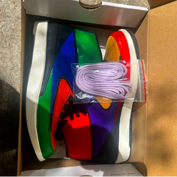 Air Jordan 2 Retro Multi9.5 in women. New
